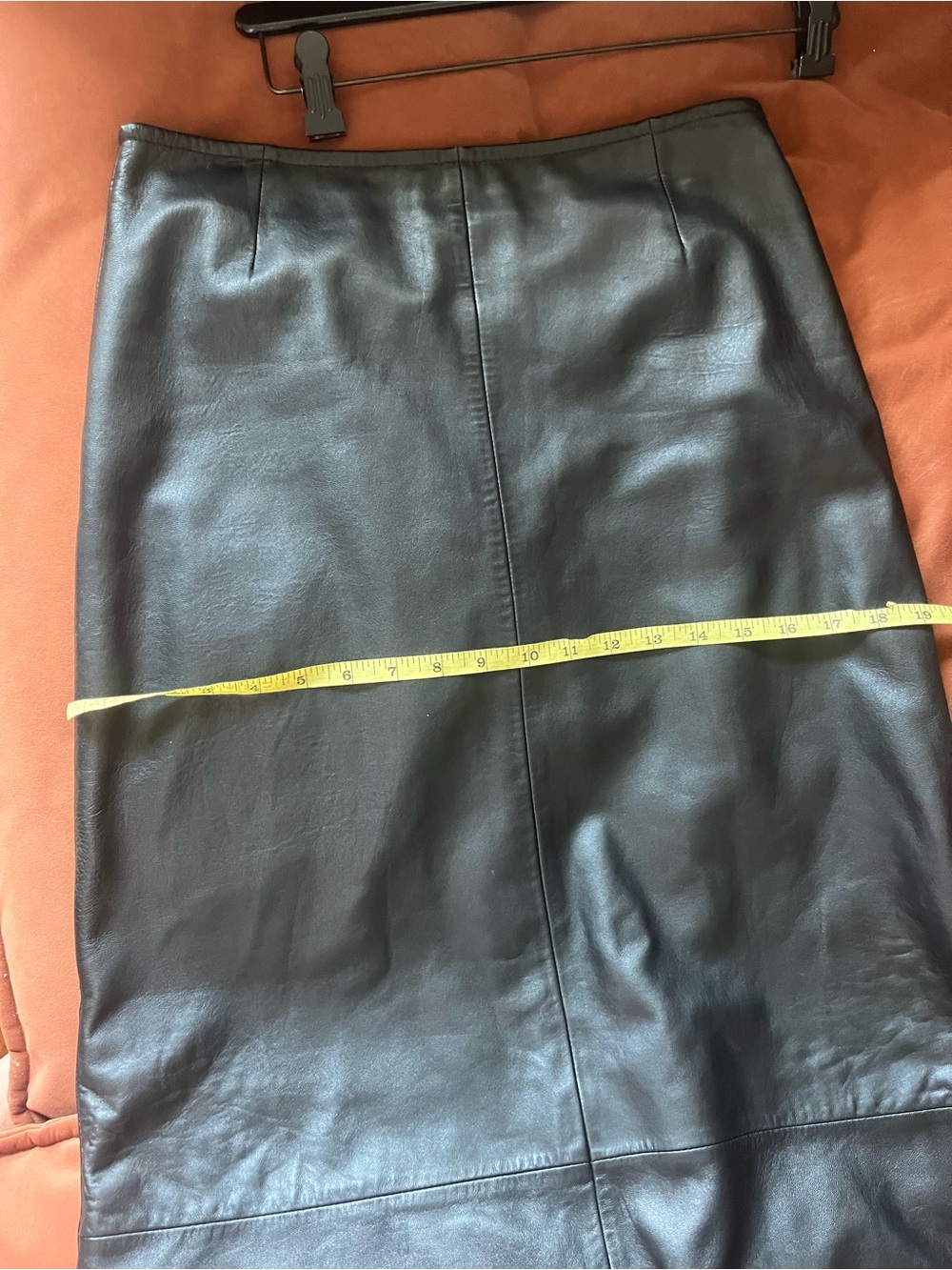 Wilson Leather genuine leather full length skirt size 6 - Picture 5 of 6